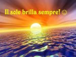 Sole spento