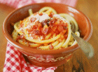 La prova der coco (bbucatini alla amatriciana)