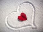 Un cuore nella neve